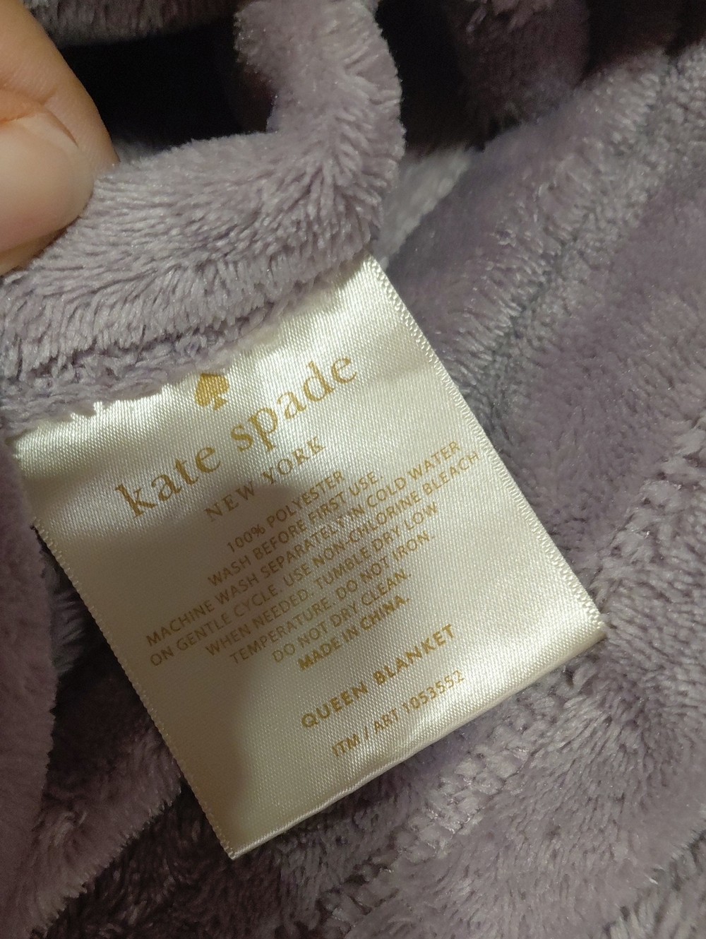 Kate Spade Queen Fleece Blanket